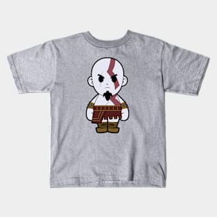 Kratos God of War Chibi Kids T-Shirt